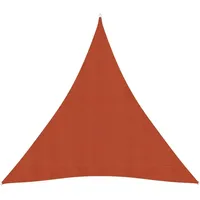 VidaXL Sonnensegel 160 g/m2 Terrakottarot 3x3x3 m HDPE