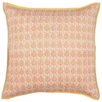 Ib laursen Kissenbezug Vigga mit Druck doppelt gewebt, kupferorange