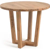 Kave Home Esstisch Nahala Ø 90 cm Holz Braun