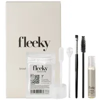 Fleeky Browhenna Kit - Augenbrauen Haar- und Hautfärbeset Augenbrauenfarbe
