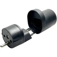 Martin Kaiser 181/sw/1 Reiseadapter Fix-Adapter CH Typ 12/Schuko denzentraler