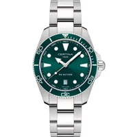 Certina C048.410.11.091.00 Taucheruhr Quarz DS Action Stahl/Grün 30 bar