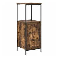 VidaXL Badschrank mit Regalen Räuchereiche 36x35x95 cm