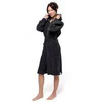 Möve Bademantel Unisex grau M