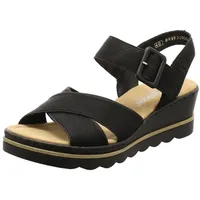 Rieker Keilsandaletten in schwarz | Gr.: 36