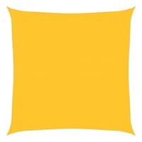 VidaXL Sonnensegel 160 g/m2 Quadratisch Gelb 7x7 m HDPE