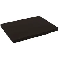 VidaXL Waschtischplatte Dunkelbraun 40x30x2 cm Massivholz Behandelt