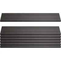 MCW WPC Sichtschutzlatten Savoie 90 x 16 cm Anthrazit