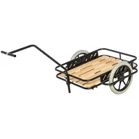 Kongamek Handwagen in schwarz 1600x910x900mm mit Luftbereifung und 150kg