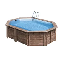 Gre Holzoval Becken Bambu 535 x 335 x 130