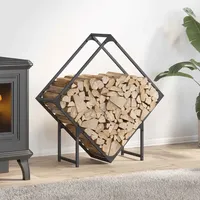 VidaXL Brennholzregal Anthrazit 80x25x80 cm Kaltgewalzter Stahl