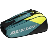 Dunlop SX-Performance Tasche für 8 Schläger, Blaugrün-Schwarz-Gelb