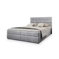 Masseno Boxbett mit Bettkasten ¦ grau ¦ Maße cm