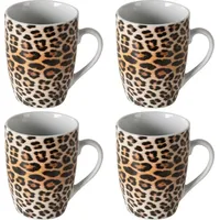 HIT Trading Kaffeetasse 0,25 l Braun 4 St.