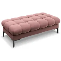 Micadoni Bank, Pink, Textil, 2-Sitzer, 133x41x62 cm, Hergestellt in