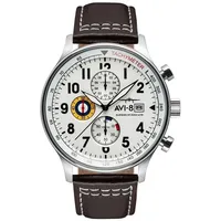 Avi-8 Hawker Hurricane Chronograph Herrenuhr - Braun/Weiß