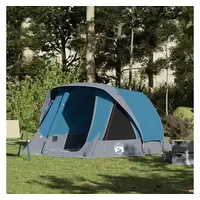 VidaXL Kuppelzelt 4 Personen Blau