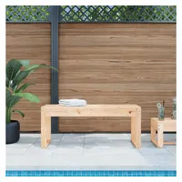 VidaXL Gartenbank 110x38x45 cm Massivholz Kiefer