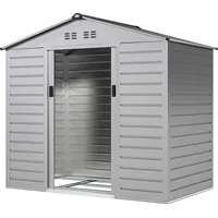 Outsunny Gerätehaus 2,13 x 1,31 m Grau