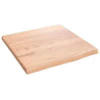 VidaXL Waschtischplatte Hellbraun 40x40x2 cm Massivholz Behandelt
