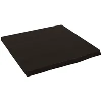 VidaXL Waschtischplatte Dunkelbraun 40x40x2 cm Massivholz Behandelt