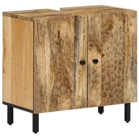 VidaXL Waschbeckenunterschrank 62x33x58 cm Massivholz Mango
