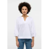 Eterna Longbluse LOOSE FIT EASY IRON (bügelleicht) weiß 34