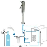 BieTal Sprudel Tafelwasseranlage BT-25U Schanksäule G68 mit Filteranlage