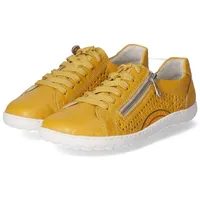 Rieker Damen Low-Top Sneaker 52824, Frauen Halbschuhe,Sportschuhe,Freizeitschuhe,Turnschuhe,Laufschuhe,straßenschuhe,gelb (68),40 EU