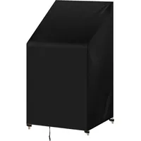 Woltu Abdeckung für Gartenmöbel Gartenstühle, 65x65x120/80 cm, Abdeckhaube aus