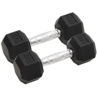 VidaXL Kurzhanteln 2 Stk. 12 kg Gusseisen