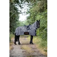 HKM Fliegenausreitdecke Zebra Halsteil Sattelausschnitt Ausreitdecke 105
