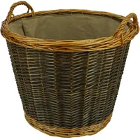 Valo Kaminholzkorb Weide/Jute D x H 50 x 41