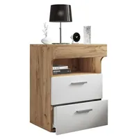 VCM Holz Nachttisch Nachtschrank Schublade Slepal L