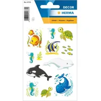 Herma Aufkleber Wassertiere 36 Stück Sticker