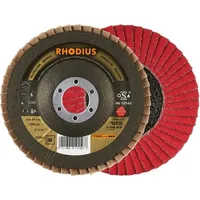 RHODIUS TOPline JUMBO SPEED G Fächerschleifscheibe 125 x 22,23