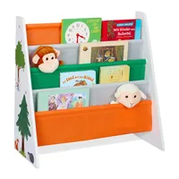 Relaxdays Bücherregal Kinder, HxBxT: 60 x 62,5 x 28