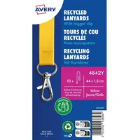 Avery Zweckform Lanyards gelb 10 St.