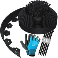 Kesser KESSER® Flexible Rasenkante aus Kunststoff Länge 10m Höhe