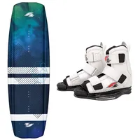 F2 Set Wakeboard Coast Ocean 138cm mit Wakebindung Team