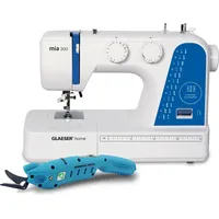 Glaeser home Nähmaschine GLAESER® home Kreativ300-Bundle, mia300 + POWERCUT