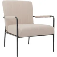 Svita Loungesessel Polstersessel Akzentstuhl Wohnzimmer mit Armlehne Beige