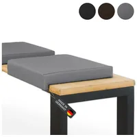 Lycce Bankauflage Kunstleder Klemmkissen 1 Leiste, extra weiche Polsterung