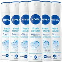 NIVEA Fresh Natural Deo Spray 6 x 150 ml