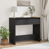 VidaXL Konsolentisch Schwarz Eichen-Optik 89x41x76,5 cm Holzwerkstoff