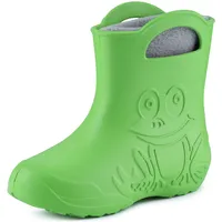 Ladeheid EVA Kinder Jungen Mädchen Gummistiefel Regenschuhe gefüttert LA-CA-03
