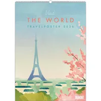Neumann Travelposter 2026 - Reiseplakate-Kalender von DUMONT- Wand-Kalender -