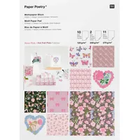 Rico Design Motivpapierblock La Vie En Rose