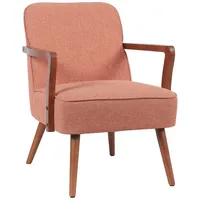 Svita Tuva Loungesessel Akzentstuhl vintage Wohnzimmer Schlafzimmer Terracotta