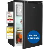 Exquisit KS15-4-051C Kühlschrank (107 l, 845 mm hoch, Inoxlook-az)